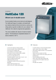 Data sheet | HettCube 120