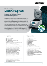Datenblatt | MIKRO 2.0 | 2.0 R