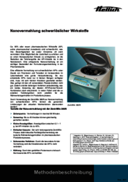 Methodenschrift - Nanovermahlung