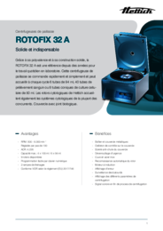 Feuillets d'information | ROTOFIX 32 A (IVDR)