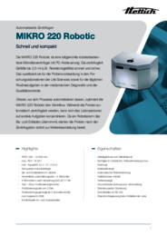 Datenblatt | MIKRO 220 Robotic