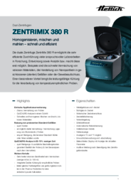 Datenblatt | ZentriMix 380 R