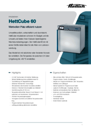 Datenblatt | HettCube 60